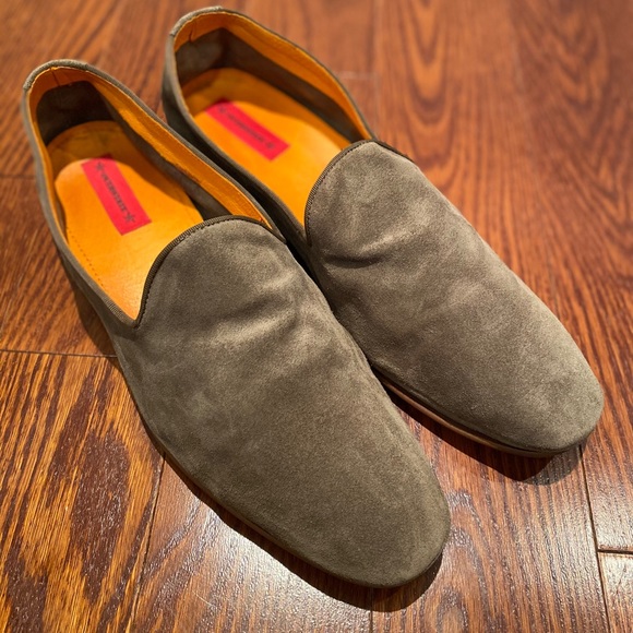 Overstate Moccasin Shoe - Size 12 Suede / Leather - Picture 5 of 9
